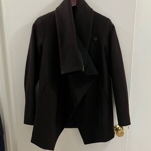 All Saints Dark Brown Trench Coat
